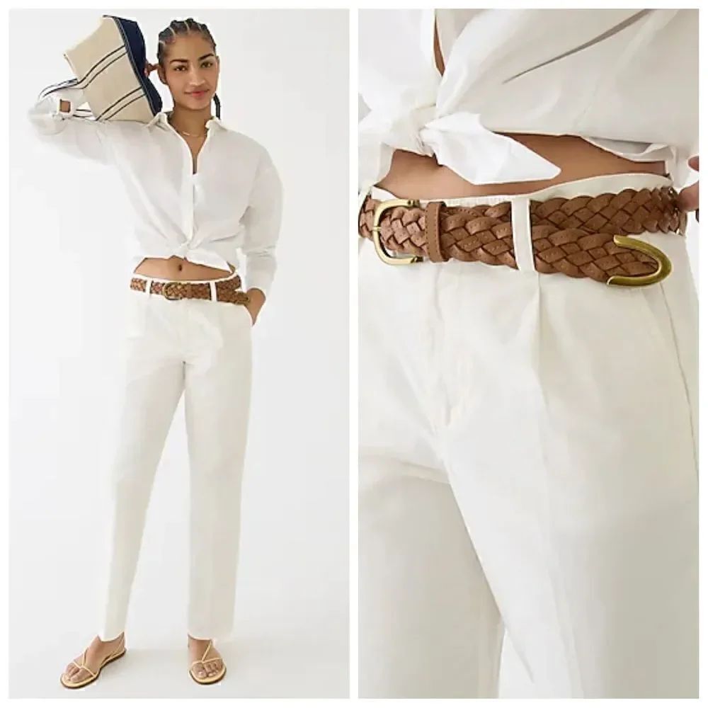 J.Crew Pleated Slouchy Boyfriend Chino Pant Size 31